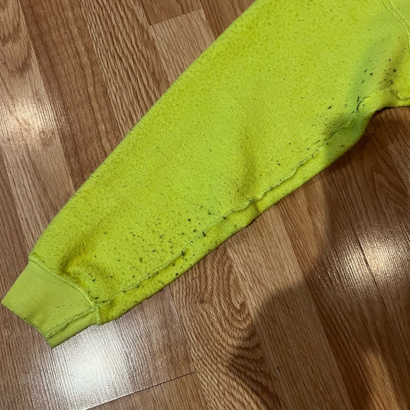 Neon Green Gildan Sweatshirt - Picture 5 of 8